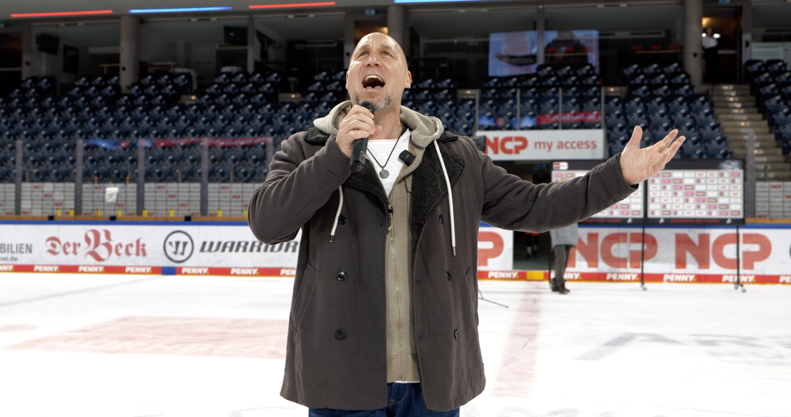 Dorian Wilden: Generalprobe vor den Ice Tigers in der Arena Nürnberg