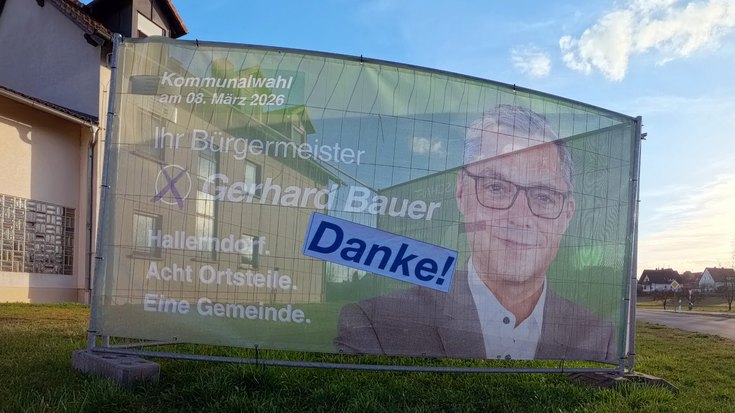 Wahlwerbeporträts für Gerhard Bauer