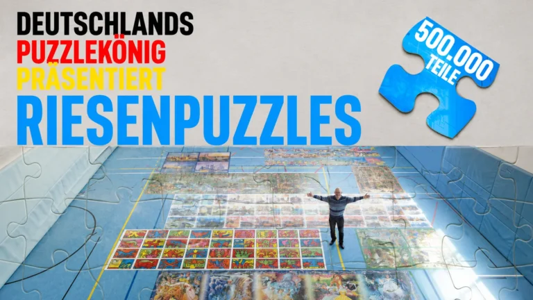 Beeindruckende Riesenpuzzle-Ausstellung in