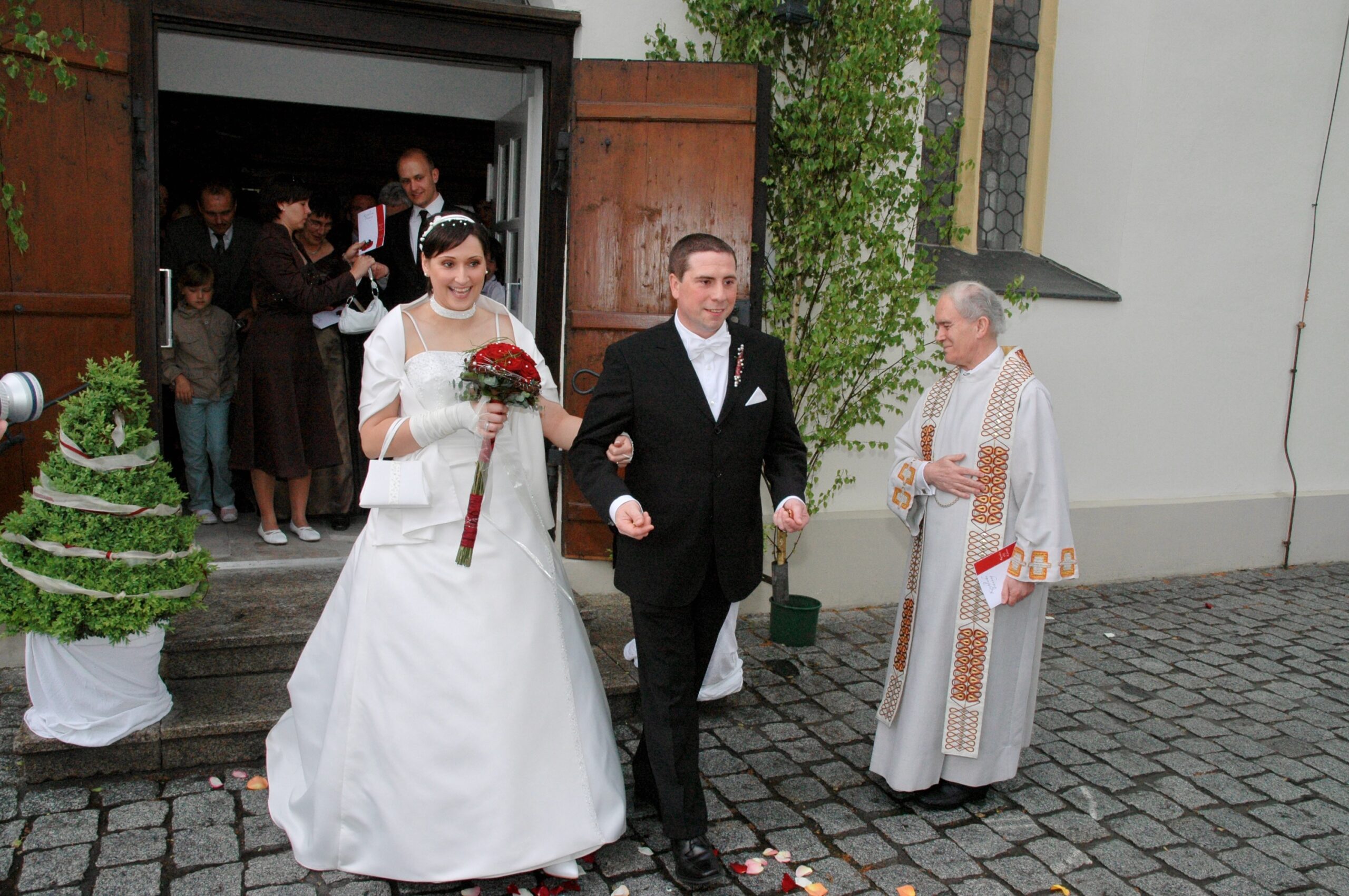 Stilvolle Hochzeitsfotografie auf Schloss Wiesenthau