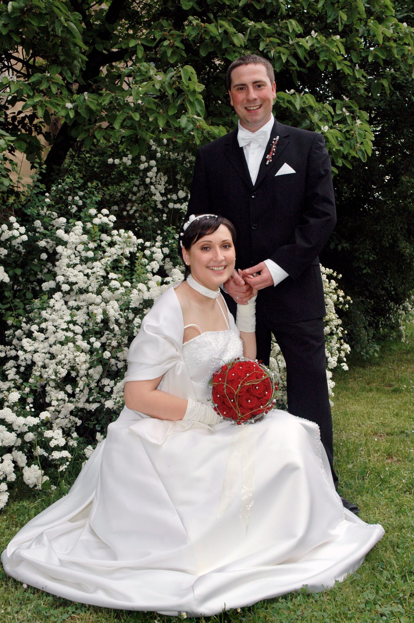 Stilvolle Hochzeitsfotografie auf Schloss Wiesenthau